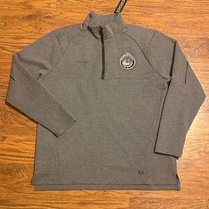 Men’s Official FBI National Academy grey Quarter Zip - 2XL